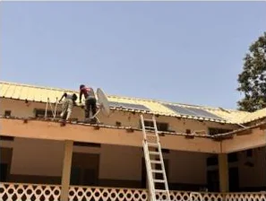 Guinea-Bissau — solar installation, photo 96