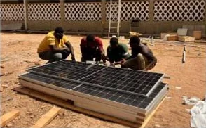 Guinea-Bissau — solar installation, photo 97