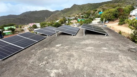 Montserrat — solar installation, photo 2