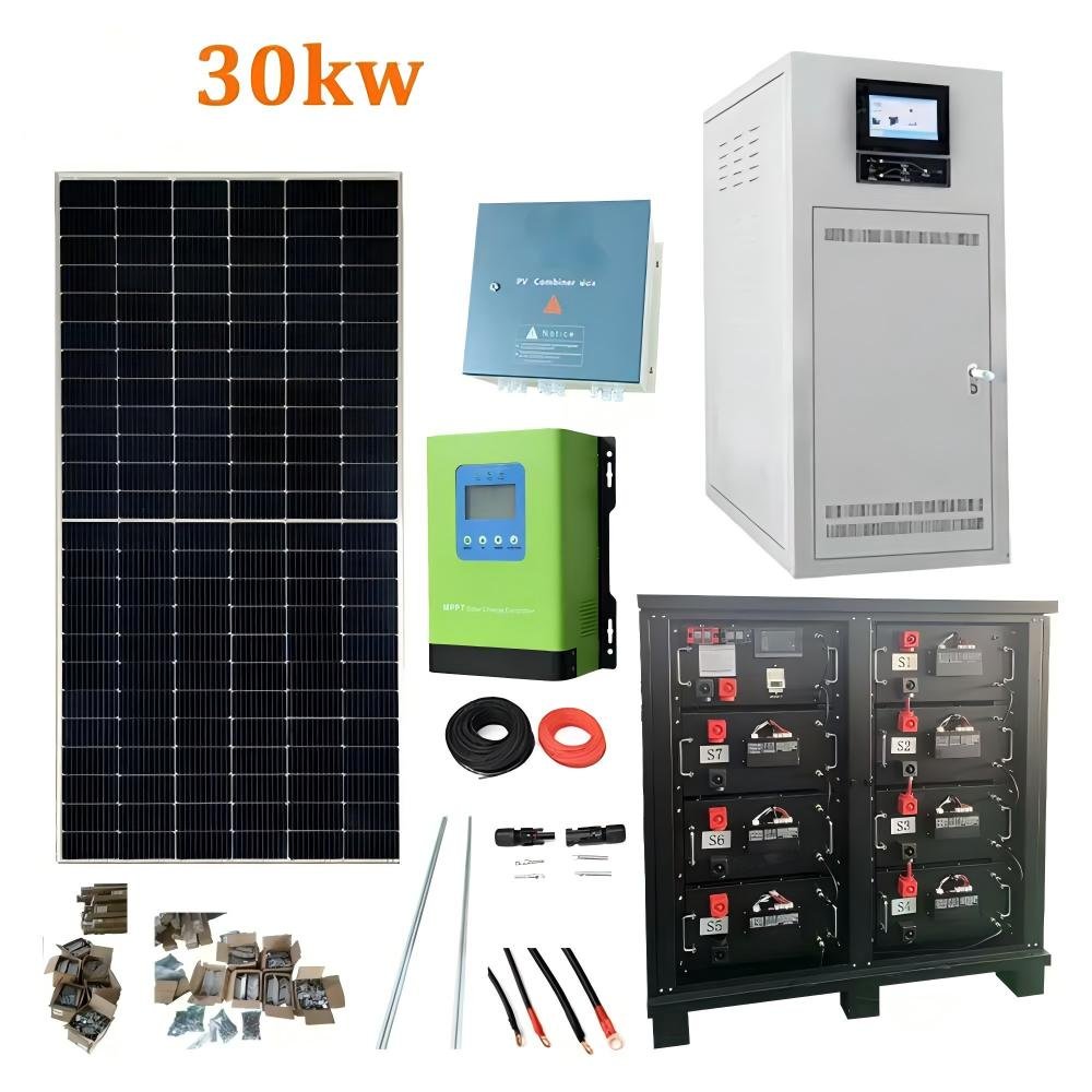 30kW Solar System for Off Grid 1